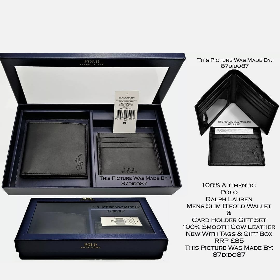 meteoor Vernietigen Zeeman Polo Ralph Lauren Slim Bill-fold Wallet & Card Case Gift Set - Etsy