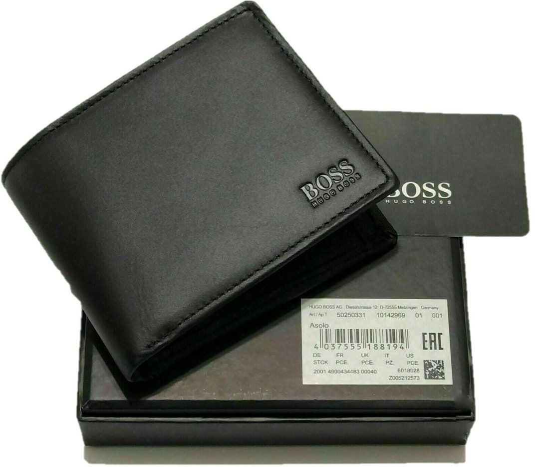 Asolo Hugo Boss Wallet , Coin Pocket & Bifold Mens Wallet Elegant and