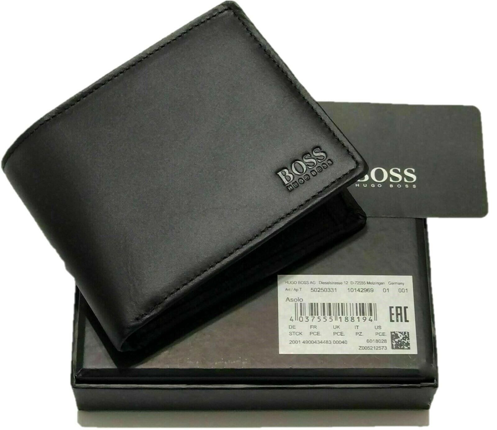 BOSS Mens Ray S 8 cc Faux-Leather Wallet with Perforated Signature Stripe :  Amazon.co.uk: Fashion
