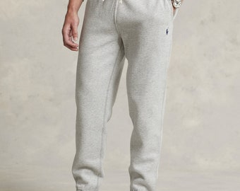 The Polo Ralph Lauren Tracksuit bottoms , Cabin Fleece Sweatpant , Soft cotton blend Athletic Ribbed Cuff Bottoms Men's Bottom