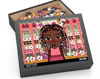 Süßes Mädchen Design #14 Puzzle, 120, 252, 500-Teile Puzzle, Weihnachten Geburtstagspuzzle, Art Design, Familienspaß Puzzle