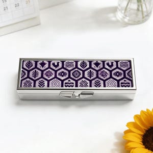 Chic and Elegant 7 Day Pill Box Organizer, Pill Vitamin Box Case, Trinkets Travel Box, Jewelry Holder Gift