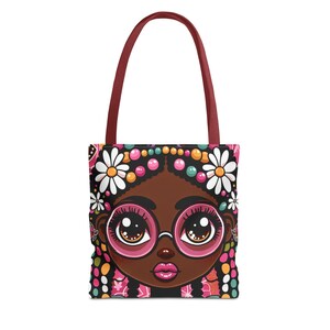 Joli sac cabas AOP, cabas de Noël pour femme, cabas pour la rentrée scolaire, cabas d'art unique, cabas élégant, cabas pour fille, cabas pour enfants