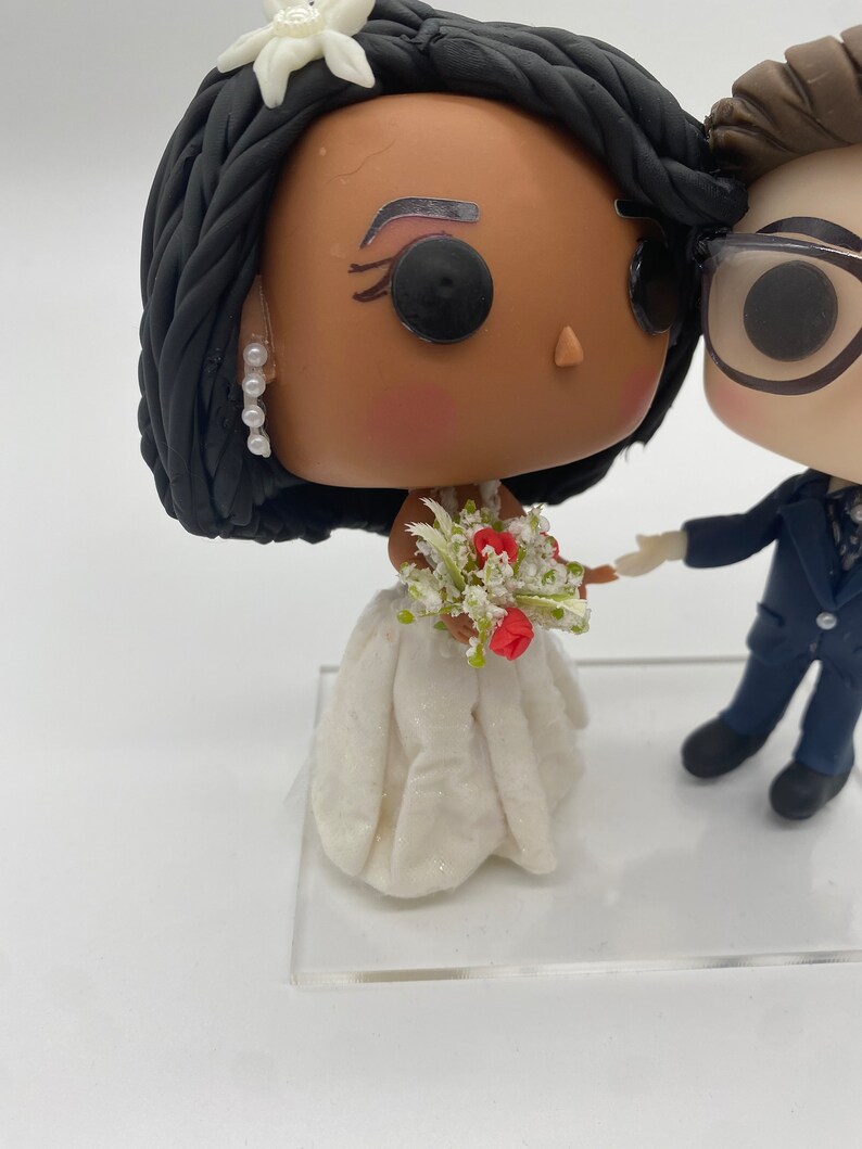 Custom Wedding Cake Topper POP – Bride and Groom – Handmade – Made to ...