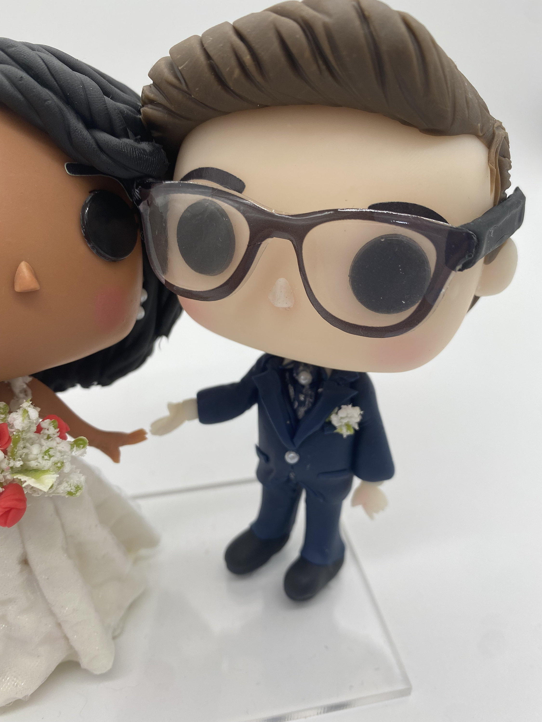 Custom Wedding Cake Topper POP – Bride and Groom – Handmade – Made to ...