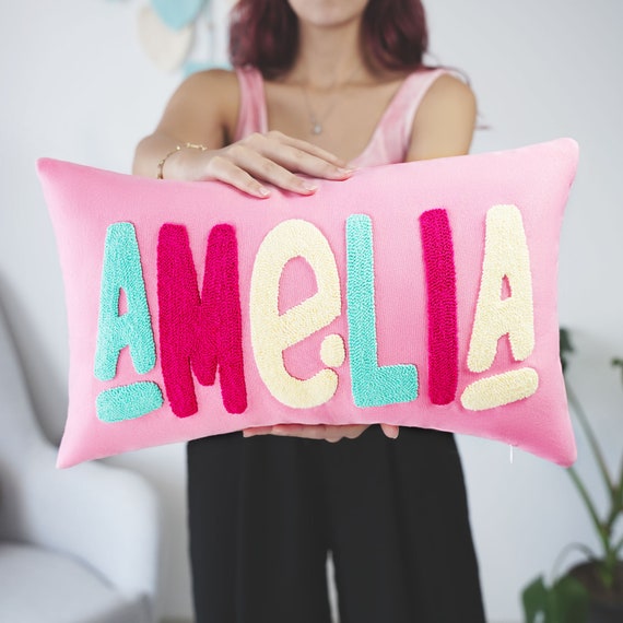 Custom Name Pillow, Personalized Pillow Gifts, Personalized