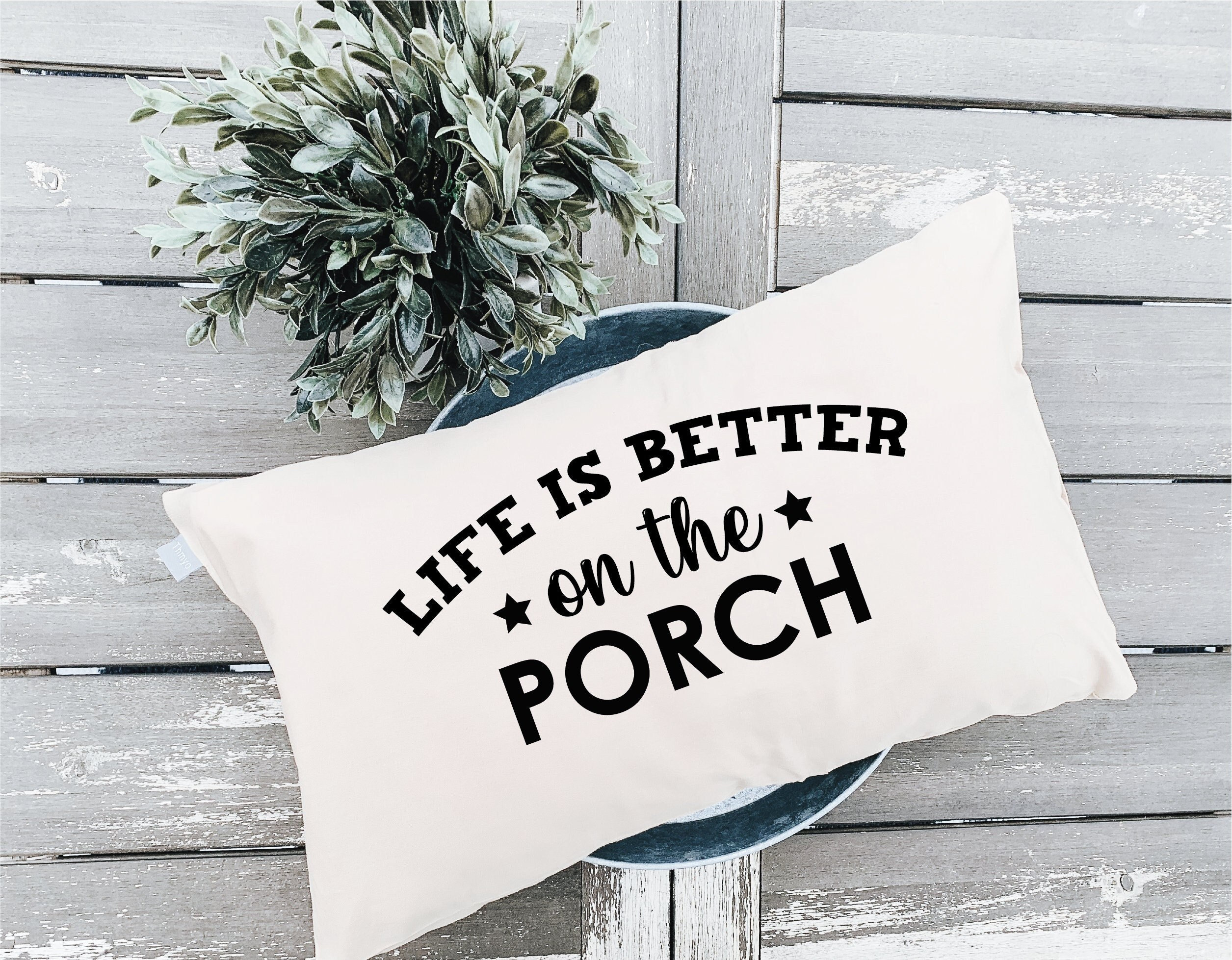 18 Square Pillow Insert – Vintage Porch Swings