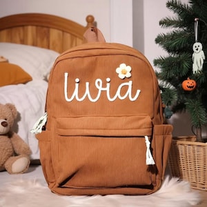 Personalized Toddler Backpack, School Backpack, Back to school gift, Flower Girl Gift, Gift for Kids, Preschool, Kindergarten Gift, Kids Bag
