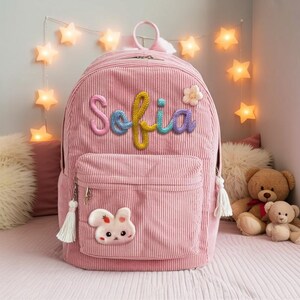 Personalized Toddler Backpack, School Backpack, Back to school gift, Flower Girl Gift, Gift for Kids, Preschool, Kindergarten Gift, Kids Bag