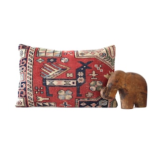 Lumbar kilim pillow, turkish kilim pillow, turkish pillow, vintage pillow, decorative pillow, pillow, bohemian pillow, kilim, 16x24 pillow