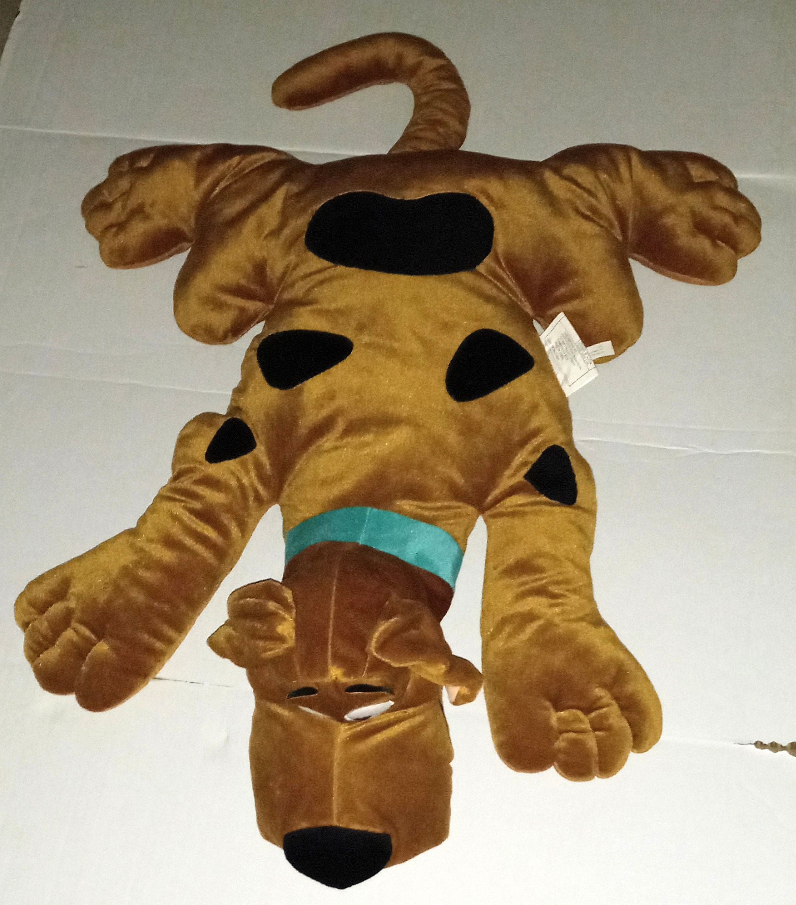Jumbo 36 Vintage Cartoon Network Character Scooby Doo Jumbo Plush Pillow Dog Laying Flat Etsy