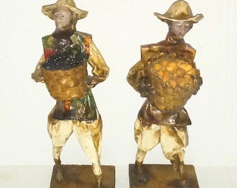Vintage Mexican Folk Art Paper Mache Figurine