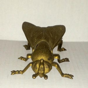 Vintage Brass Fly Ashtray