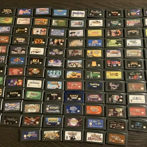 Gameboy advance games over 100 to pick from Pokemon,Zelda,final fantasy,mario,Kirby,breath of fire , fire emblem and many more titles