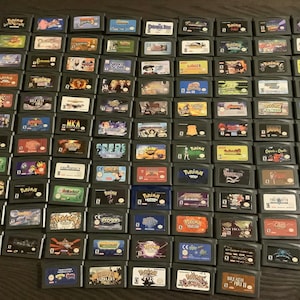 Gameboy advance games over 100 to pick from Pokemon,Zelda,final fantasy,mario,Kirby,breath of fire , fire emblem and many more titles