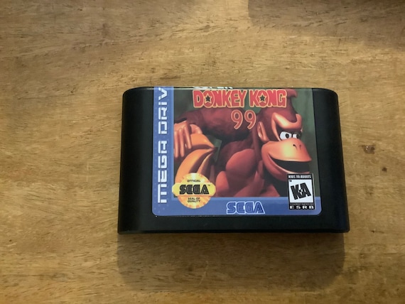 SEGA Mega Drive Super Donkey Kong 99 Cartridge Etsy