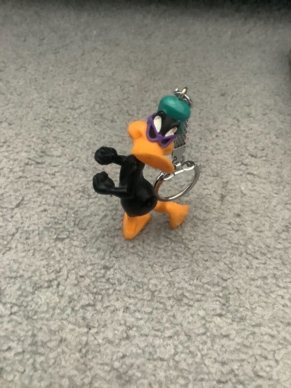 Looney Tunes Daffy Duck Playful Keychain Keyring … - image 1