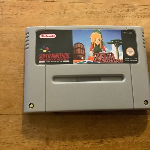 Super Nintendo the legend of Zelda lyra island game