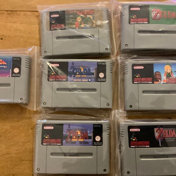 Super Nintendo Zelda games pick your title a link to the past ,Lyra island ,ancient stone tablets and many more