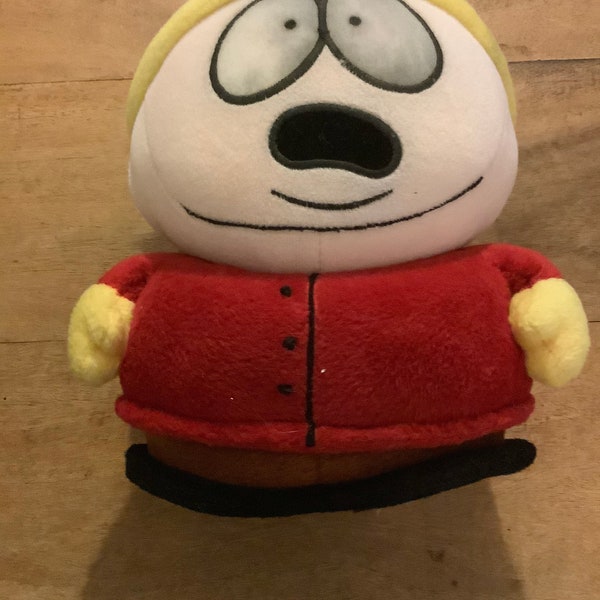 Rare Vintage 1998 Eric Cartman South Park Plush Soft Toy - Comedy Central - 12"