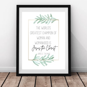 Relief Society, PDF, Relief Society Birthday, LDS art, Christian, LDS Prints, Digital Download, Gift for Women, Gift for Her, Ministering