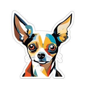 Chihuahua Stickers in 4 sizes