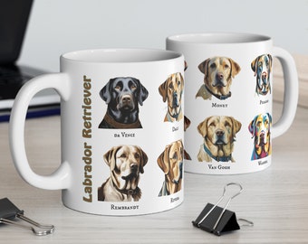 Labrador Retriever Famous Artist Series 11 oz Mug