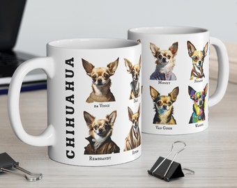 Chihuahua Famous Artist Series 11 oz Mug