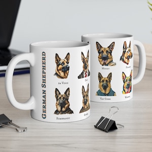 German Shepherd Famous Artist Series 11 oz Mug