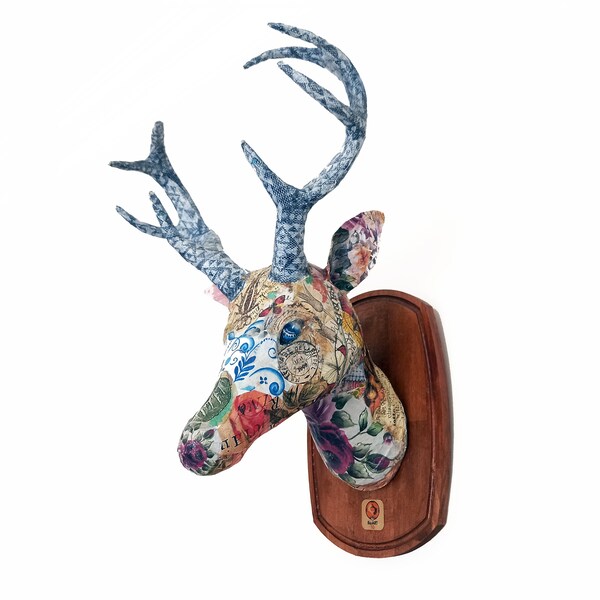 Faux Deer Head Etsy