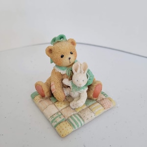 Vintage 1990s Enesco Cherished Teddies Camille &quot;I&#39;d Be Lost Without You&quot; Collectible Figurine