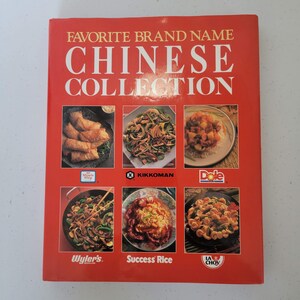 Vintage Favorite Brand Name Chinese Collection Cookbook