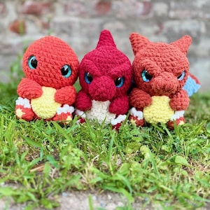 3in1 Lizard Family Crochet Pattern