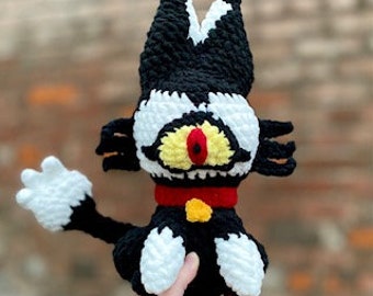 Cyclops Kitty Crochet Pattern