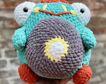 Chonky Electric Frog Crochet Pattern