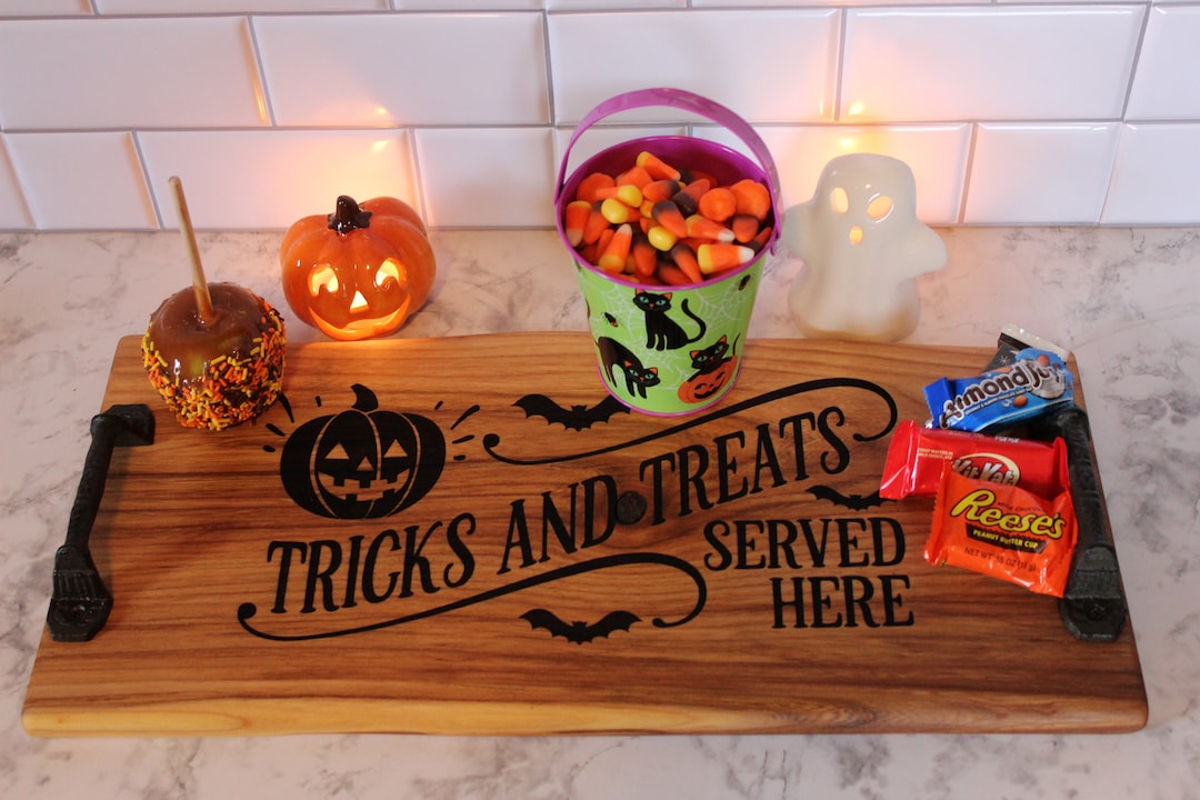 Halloween Serving Tray Halloween Decoration Serving Tray Etsy