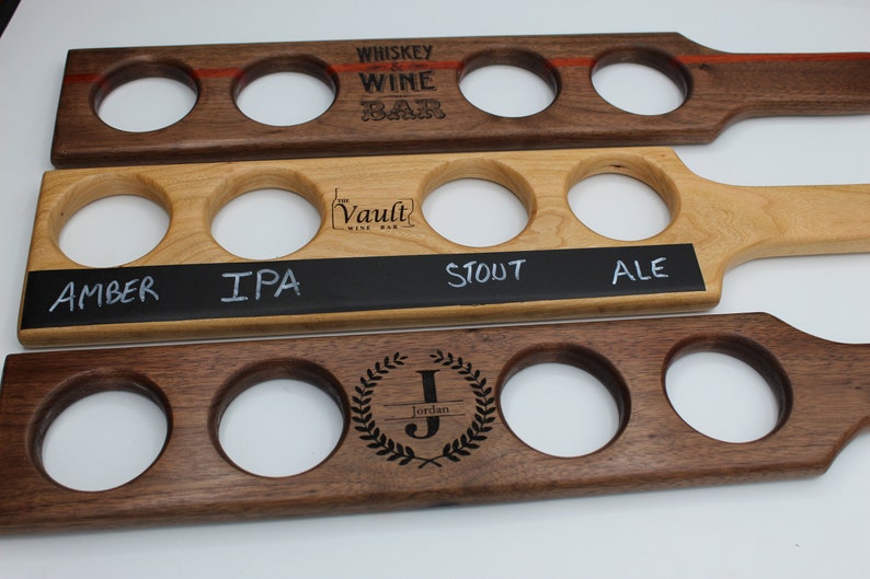 Custom Beer Flights Flight Board Beer Flight Board Wine Etsy