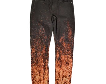 Bleach Dye Jeans - Etsy