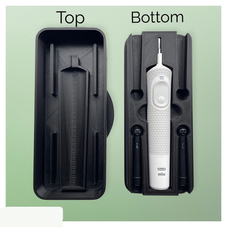 Oralb Travel Case Dustfree 3D Printed Toothbrush Case Clean Storage