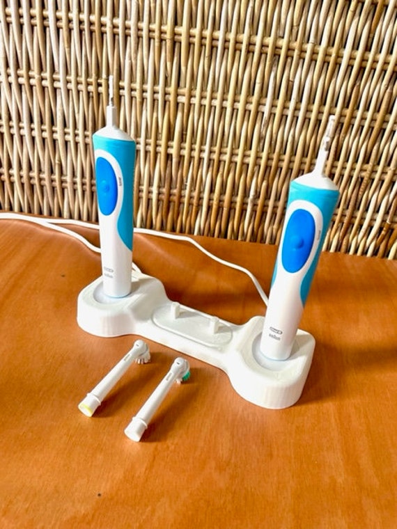 Soporte para cepillo de dientes eléctrico Oral-B Impreso en 3d Cargador  integrado Cargador doble Baño moderno Decoración de baño m -  México