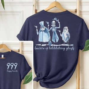 999 Happy Haunts - Hitchhiking Ghosts Haunted Mansion T-Shirt