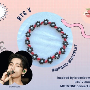 Kim taehyung deals red bracelet