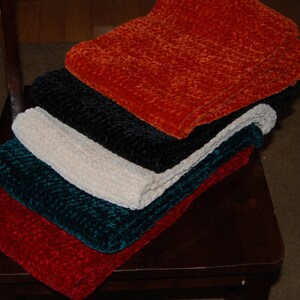 Velvety Smooth Yarn Scarf for Women & Men, Soft Warm Winter Accessory, Cozy Knit Neckwear, Stylish Handmade Gift