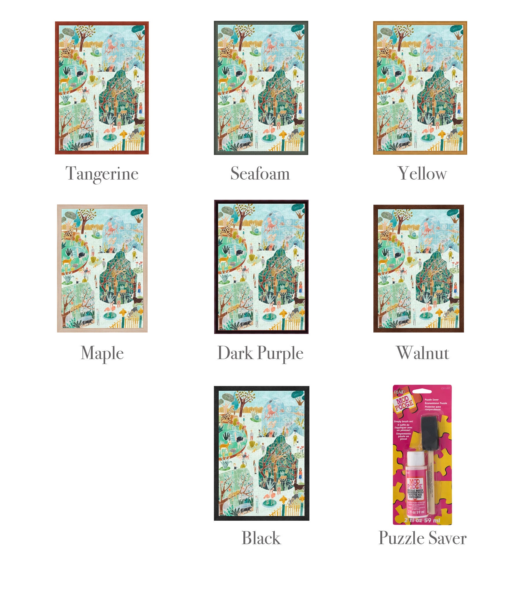 250PC Jigsaw Art Puzzle Framing Kit Gift Set Etsy