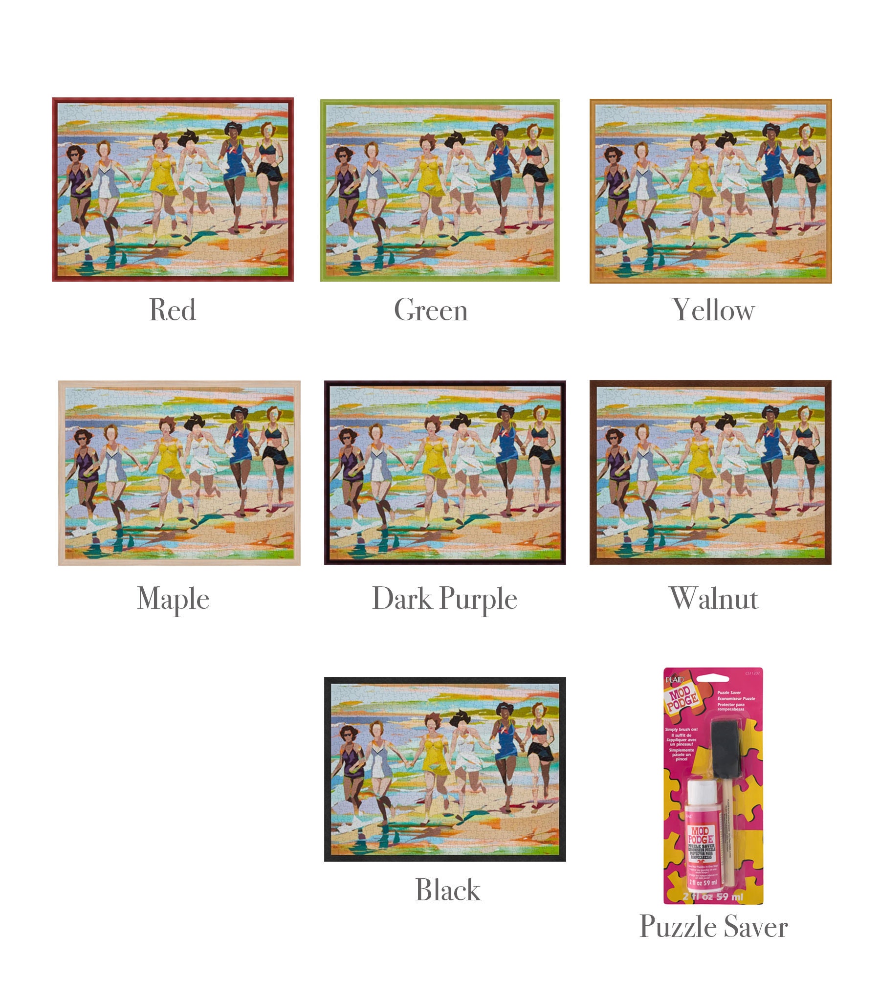 500PC Jigsaw Art Puzzle Framing Kit Gift Set Etsy