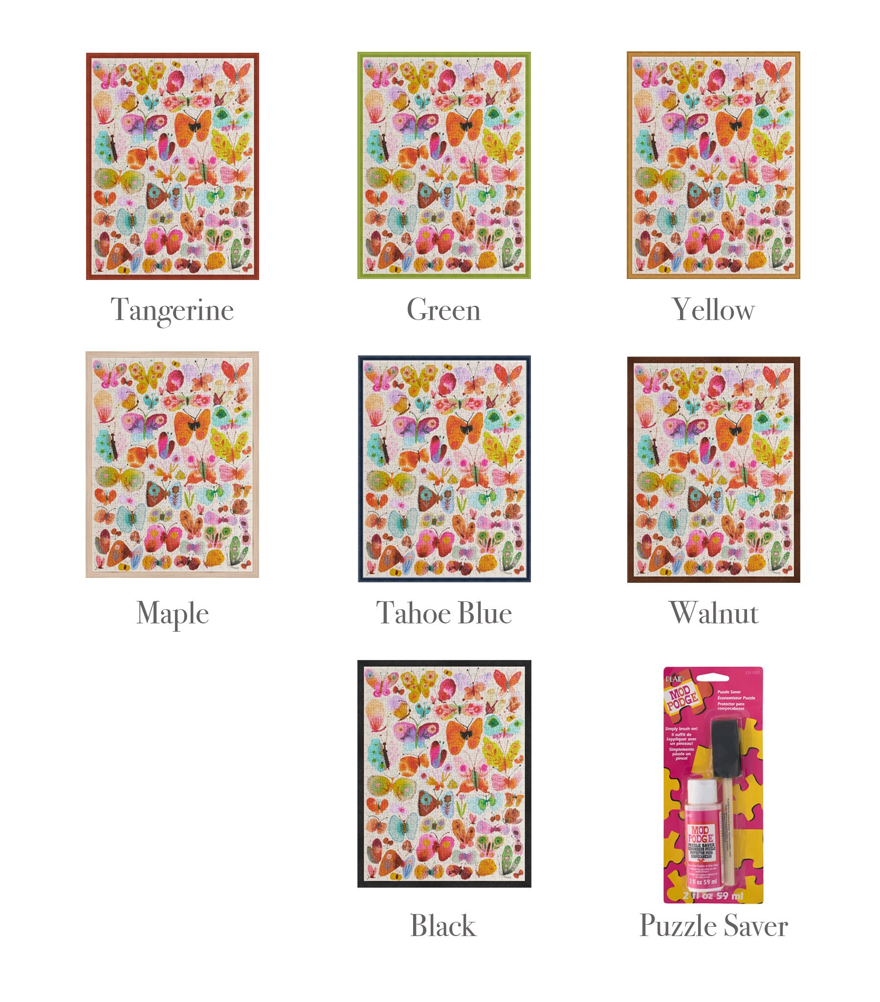 500PC Jigsaw Art Puzzle Framing Kit Gift Set Etsy