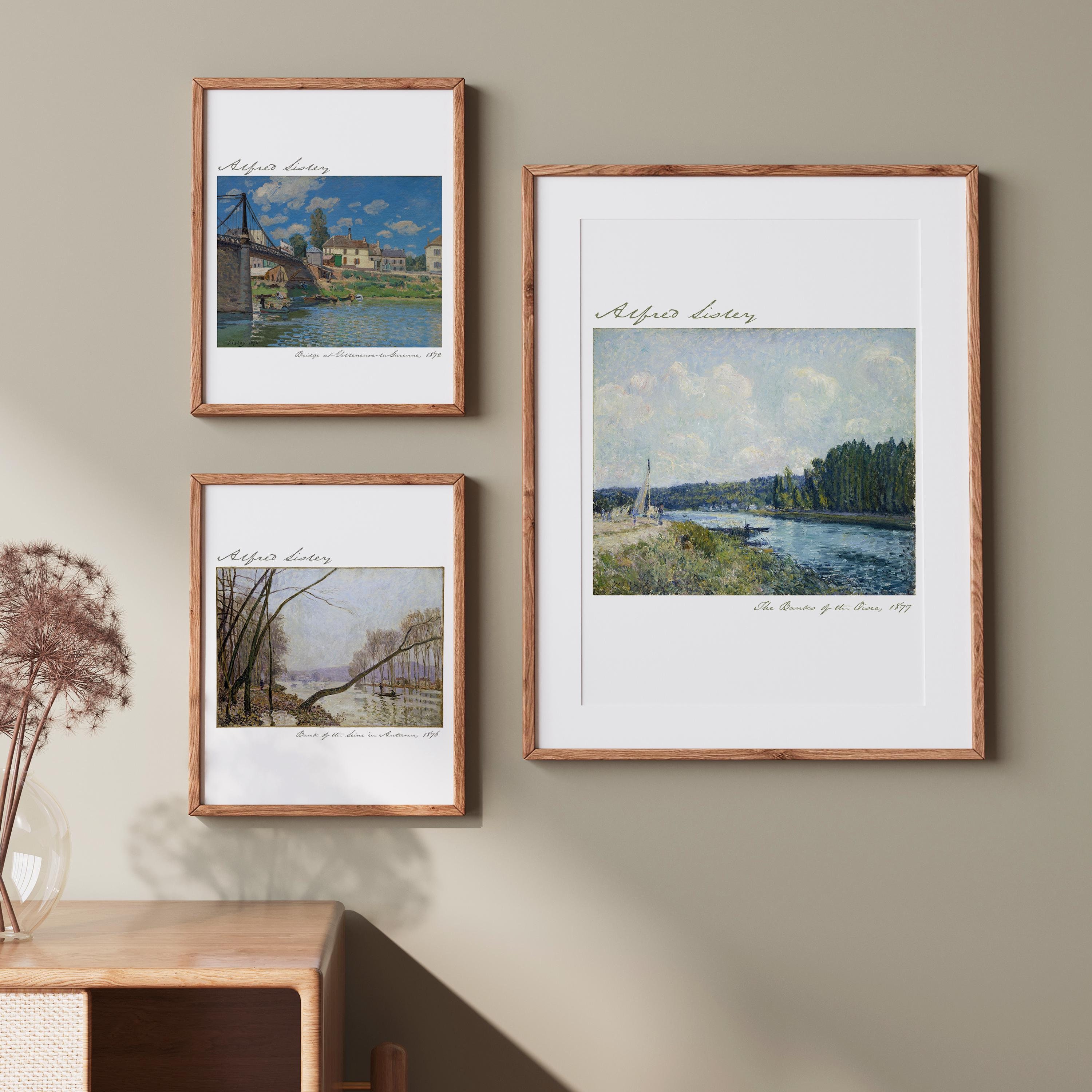 Alfred Sisley Art poster シスレー Alfred Sisley Landscape Fine Art Posters | 8x10 11x14 12x16 16x20