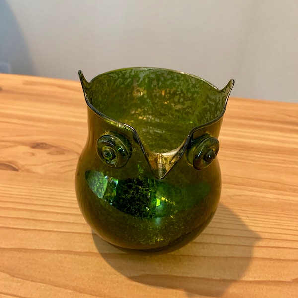 Bath and Body Works Green Mercury OWL Candle Holder