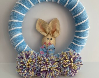 Hoppin Down the Bunny Trail Easter Wreath