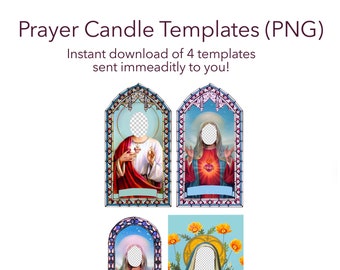 Prayer Candle Templates - Etsy